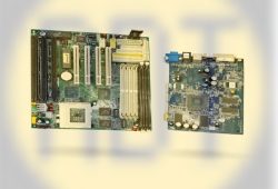 73. Материнские платы (снятые мосты).