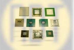 86. Процессор с платы процессора.